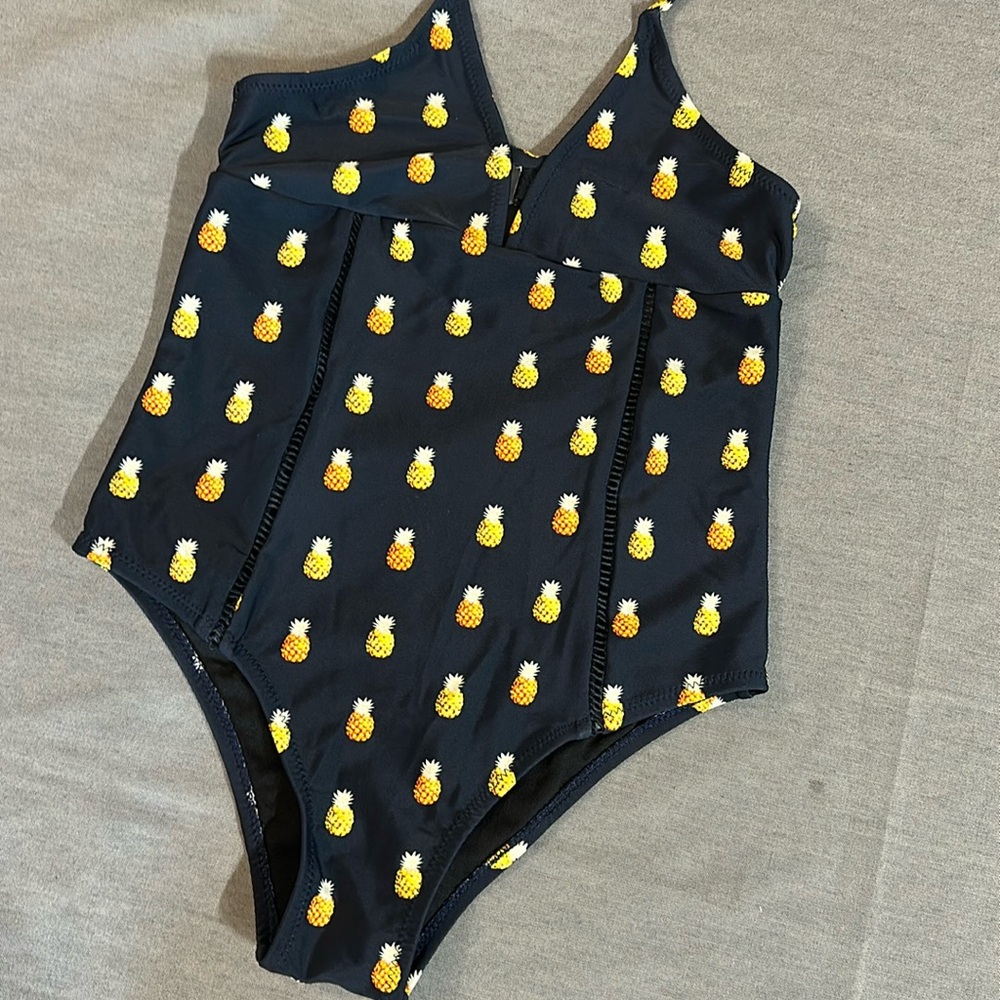 Cupshe Pineapple One Piece Bathing Suit size 8